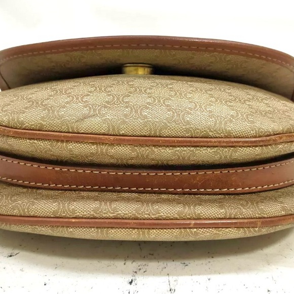 🏆💎💯 CELINE Crossbody PVC Leather Brown - Picture 3 of 9